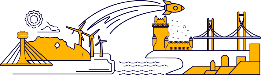 Ilustração Web Summit Lisboa